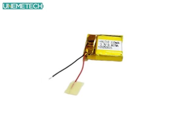 Kwaliteit  3.8V 110mAh 441718 High Voltage Polymer Lithium Ion Battery for Medical Bracelet Fabriek