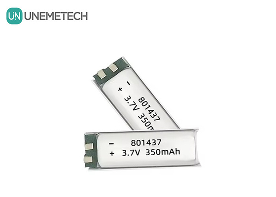 801437 3A High Rate Polymer Battery 3.7v 350mah Lipo Battery Voor IoT elektronische apparaten