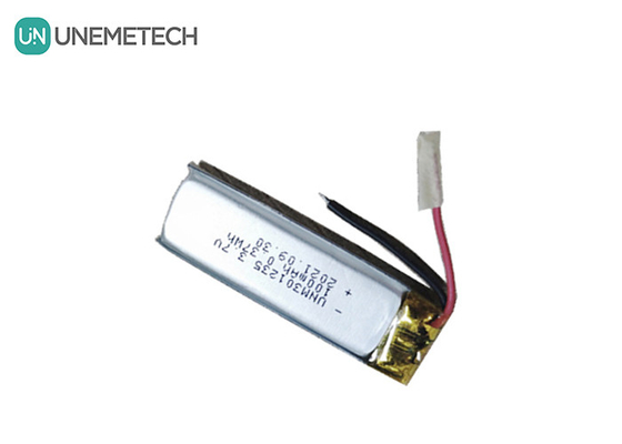 3.7V 100mAh 301235 Oplaadbare lithium-polymerbatterij voor consumentenelektronica