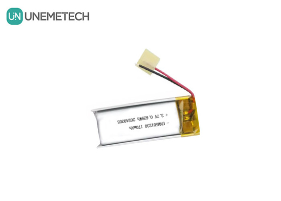 Oplaadbare lithium-polymerbatterij 501230 3.7V 170mAh Li-polymerbatterij voor draadloze oortelefoon