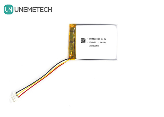 3.7V 450mAh oplaadbare lithium-ion-polymerbatterij 423040 voor 3C digitale producten