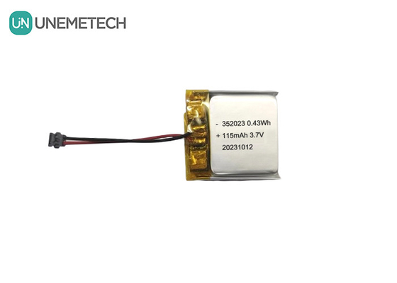 Groothandel Oplaadbare Lipo-batterijen 352023 3.7V 115mAh Li-ion-polymerbatterij voor GPS-tracker