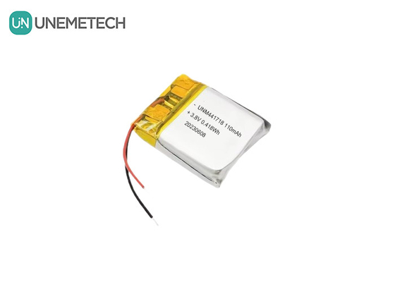 3.8V 441718 Hoogspanningspolimeer lithium-ionbatterij 110mAh voor medisch armband