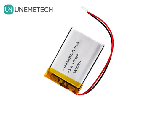 CE 4.35V Hoogspanningslithiumbatterij 682329 520mAh 3.8V Li-ion oplaadbare batterij