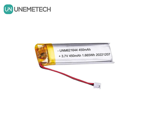 UNEMETECH 3.7V 450mAh aangepaste Lipo oplaadbare batterij 621644 voor elektronische pen