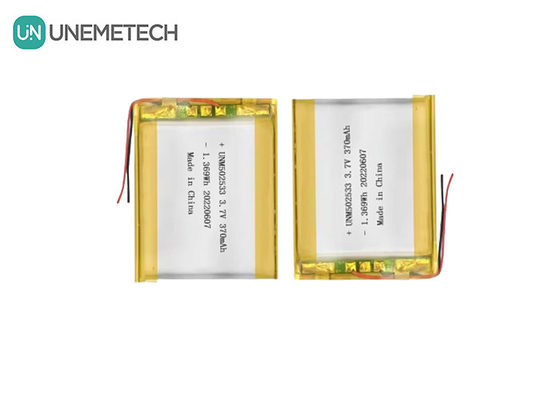 Li-ion polymer batterij 502533 3.7V 370mAh oplaadbare Li-polymer batterij voor telefoon horloge