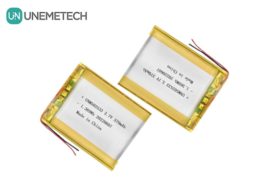 Li-ion polymer batterij 502533 3.7V 370mAh oplaadbare Li-polymer batterij voor telefoon horloge