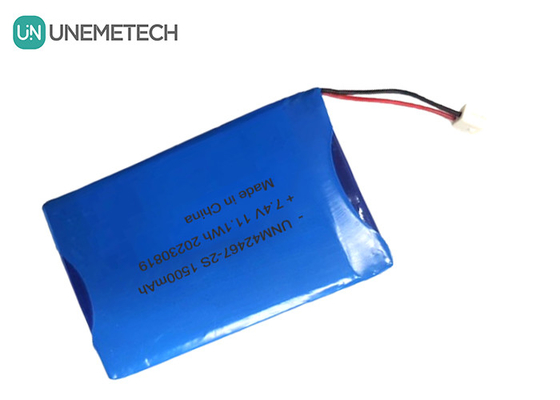 2 cellen Li-polymer batterij 7.4V 1500mAh 2S Li-polymer batterijpakket 424567 voor schoonheidsapparatuur