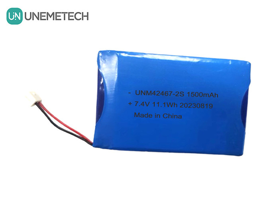 2 cellen Li-polymer batterij 7.4V 1500mAh 2S Li-polymer batterijpakket 424567 voor schoonheidsapparatuur