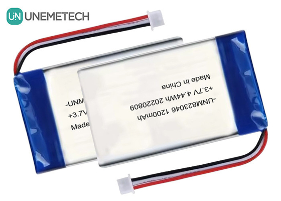 Oplaadbare lithium-polymerbatterij 3.7 V 1200mah 4.44 Wh 823046 Pouch-polymerbatterij