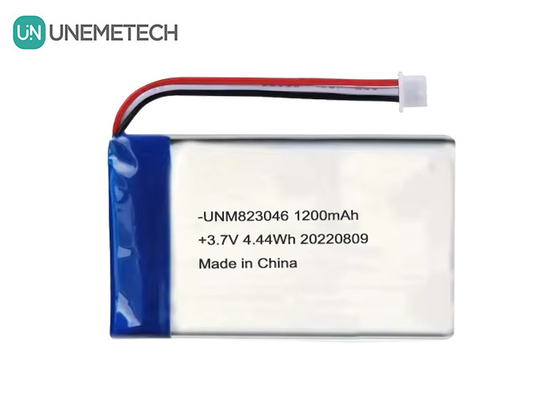 Oplaadbare lithium-polymerbatterij 3.7 V 1200mah 4.44 Wh 823046 Pouch-polymerbatterij