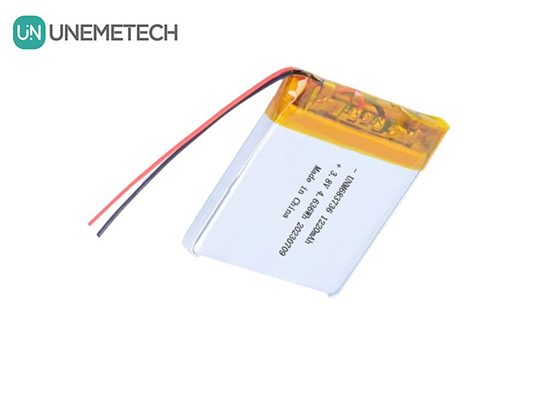OEM 4,35V hoogspannings lithium-polymerbatterijen 1220mAh 683736 met lange levensduur