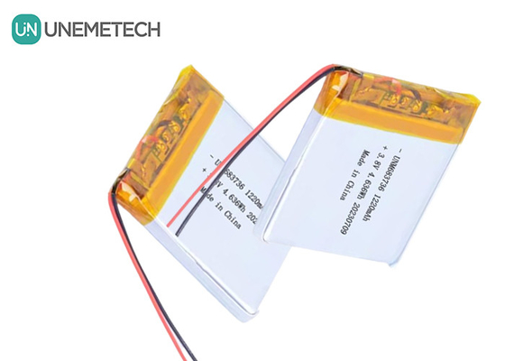 OEM 4,35V hoogspannings lithium-polymerbatterijen 1220mAh 683736 met lange levensduur