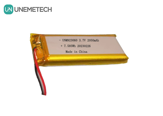 Gepersonaliseerde lange levensduur Lipo batterijpakket 3.7V 2050mAh 923060 Voor digitale producten