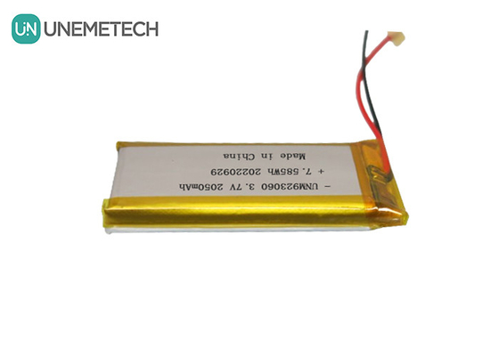 Gepersonaliseerde lange levensduur Lipo batterijpakket 3.7V 2050mAh 923060 Voor digitale producten