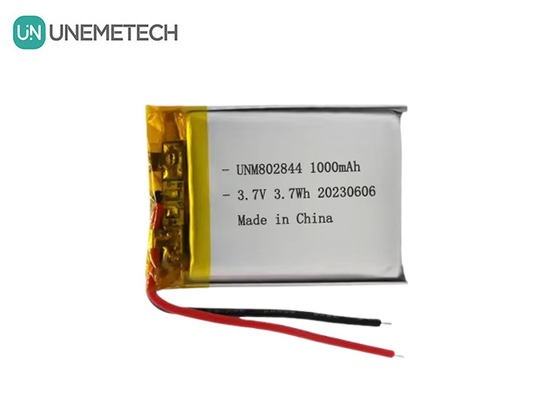 3.7V oplaadbare Li-ionbatterij 1000mAh 802844 Li-polymerbatterij voor kleine huishoudelijke apparaten