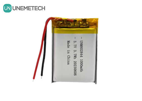 3.7V oplaadbare Li-ionbatterij 1000mAh 802844 Li-polymerbatterij voor kleine huishoudelijke apparaten