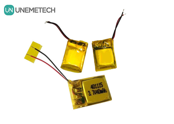 UNEMETECH 401115 Oplaadbare Lithiumbatterij / 3,7V 40mAh Oordelingsbatterij