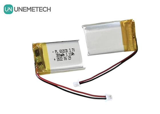 3.7V 300mAh Persoonlijk Zilveren Oplaadbare Lithium Ion Polymer Battery Pack 602030 voor GPS Tracker
