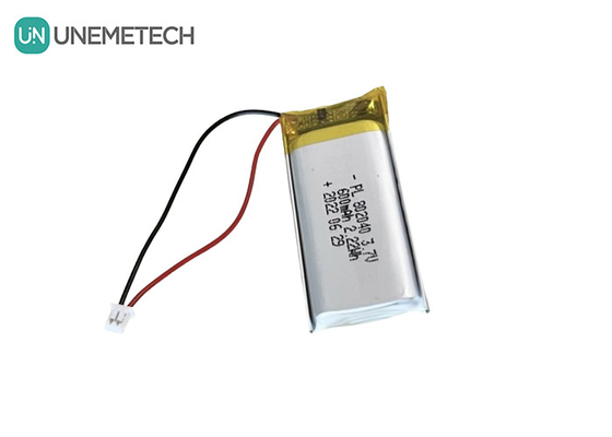 3.7V 600mAh oplaadbare Li-polymerbatterij 802040 voor elektronische producten
