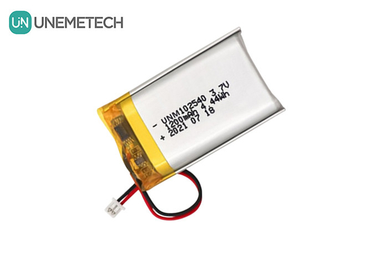 Op maat gemaakte lithium-polymerbatterij 102540 3.7V 1200mAh Li-Po-batterij voor schoonheidsapparatuur