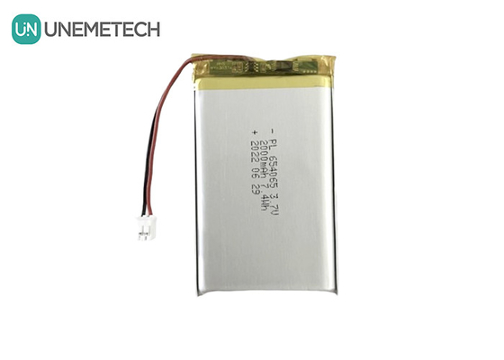 2000mAh 3,7V oplaadbare lithium-polymerbatterij 654065 voor elektronisch speelgoed