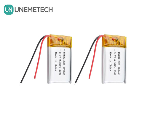 3.7V 80mAh 321525 Oplaadbare Lithium Ion Polymer Battery Charging 1C Voor elektronische producten
