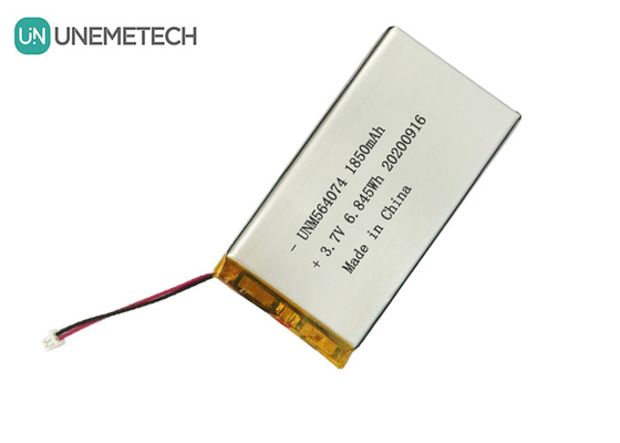 3.7V herlaadbare lithium-ion-polymerbatterij 1850mAh 564074 voor medische schoonheidsapparatuur