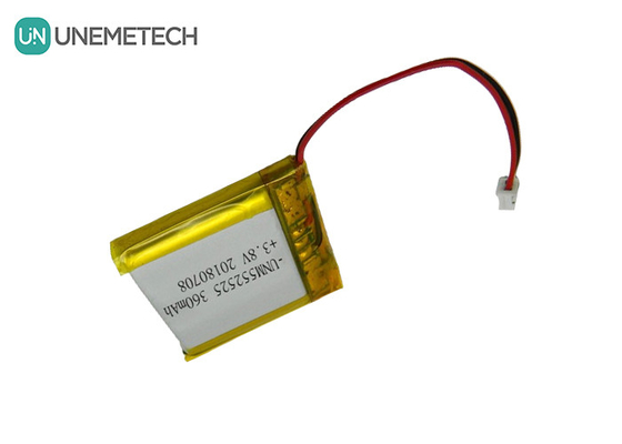 4.35V 360mAh Polymer High Voltage Lithium Ion Battery 552525 3.8V Voor draagbare apparaten