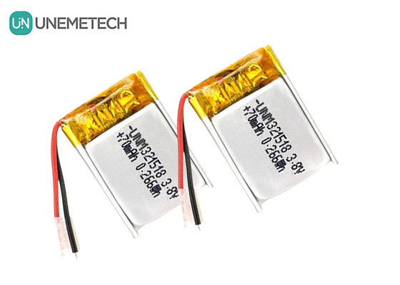 3.8V Hoogspannings Li-ion batterij Ultra Small Lipo batterij 4.35V 70mAh 321518 Voor GPS-tracker