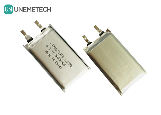 3.7V 500mAh aangepaste oplaadbare polymer lithiumbatterij 552338 voor 3C digitale producten