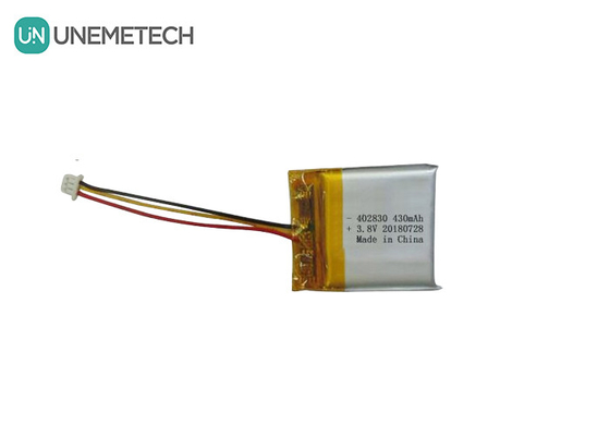 Hoogspannings Li-polymerbatterij 402830 3.8V 430mAh HV LiPo-batterijen voor medisch apparaat