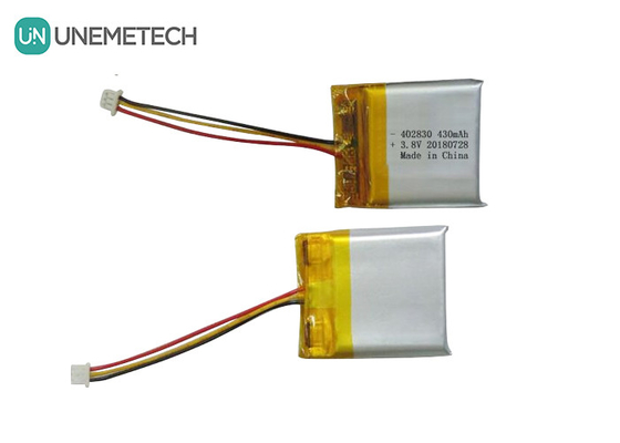 Hoogspannings Li-polymerbatterij 402830 3.8V 430mAh HV LiPo-batterijen voor medisch apparaat