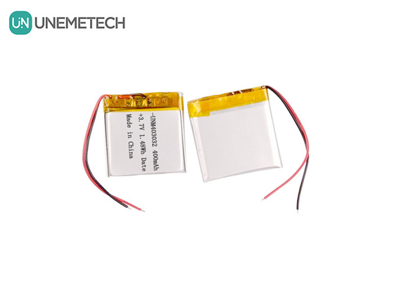 403032 4.2V Custom Lithium Ion Polymer Battery 3.7 V 400mAh Li Ion Polymer Battery voor elektronische producten