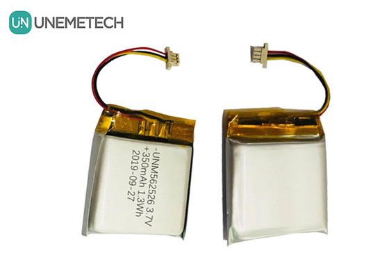 4.2V 350mAh Custom Lithium Ion Polymer Batterijen 562526 1.0C Ontlading Voor Digitale Producten