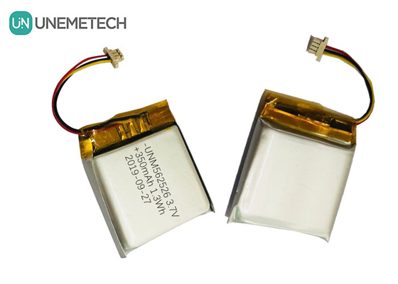 4.2V 350mAh Custom Lithium Ion Polymer Batterijen 562526 1.0C Ontlading Voor Digitale Producten