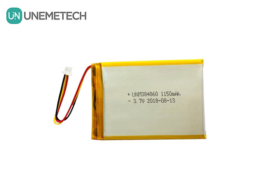 3.7V 1150mAh Zilveren Lithium Polymer Batterij 384860 Custom Lipo Batterijen