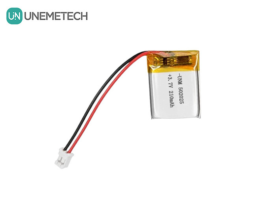 3.7V 210mAh Custom Lithium Polymer Battery 502025 met PCB en looddraden voor E-bike systeem