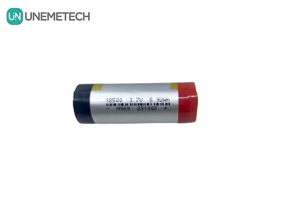 3A cilindrische LiPo-batterij 3.7V 1600mAh 18500 Lithium-polymerbatterij voor consumentenelektronica