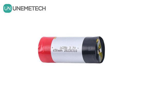 5A LiPo-batterij met hoge snelheid van ontlading 3.7V 650mAh 16350 Voor huishoudelijke apparaten
