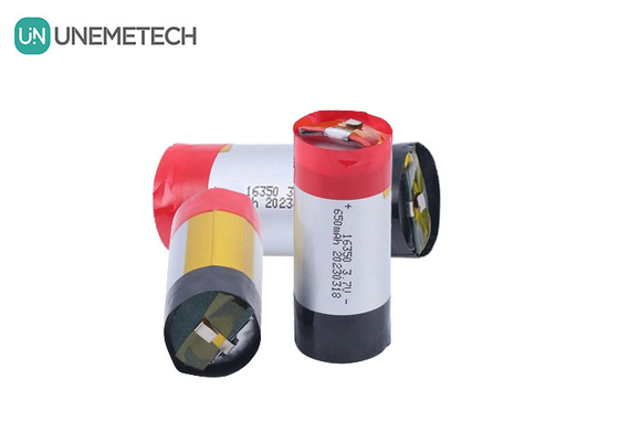5A LiPo-batterij met hoge snelheid van ontlading 3.7V 650mAh 16350 Voor huishoudelijke apparaten
