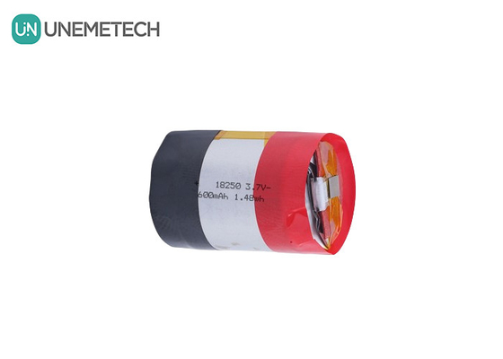 18250 630mAh 3.7V cilindrische oplaadbare Li-ion-polymerbatterij met 5A Plus-ontladingstroom