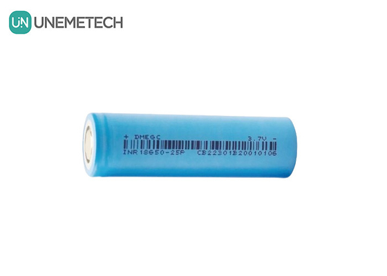 2500mAh 3.7V Max 6A Continuous Charge Cylindrische lithium-ionbatterij 18650 INR18650-25P