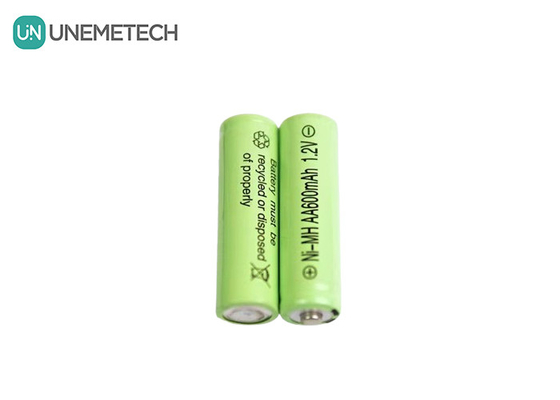 Lang levensduur NiMH AA 1.2V 600mAh oplaadbare batterij AA600 voor speelgoed