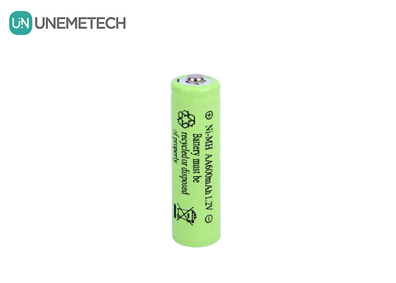 Lang levensduur NiMH AA 1.2V 600mAh oplaadbare batterij AA600 voor speelgoed