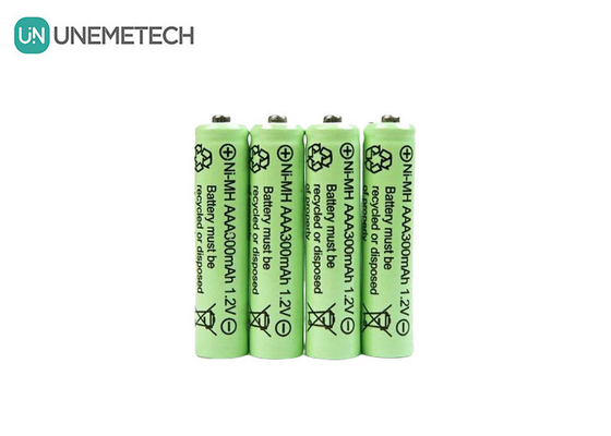 Ni-MH AAA-batterij 1,2V 300mAh oplaadbare batterij voor zonnelampen en afstandsbediening