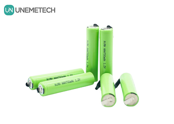 UNEMETECH AAA oplaadbare Ni-MH-accu 1.2V 700mAh AAA700 Voor elektrische scheermachine