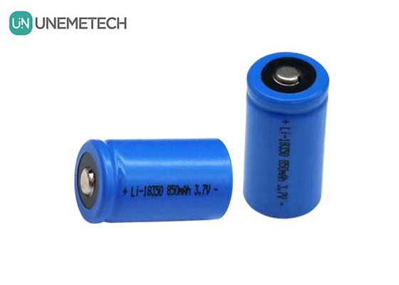 3.7v 850mah Lithium-ion batterij oplaadbare 18350 NCM batterij voor draagbare stofzuiger