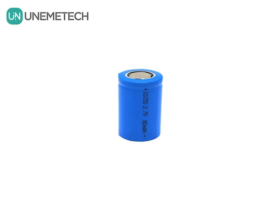 3.7V 80mAh Kleine Li-ion cilindrische oplaadbare batterij 10150 Voor Turbo Neushaarscherm