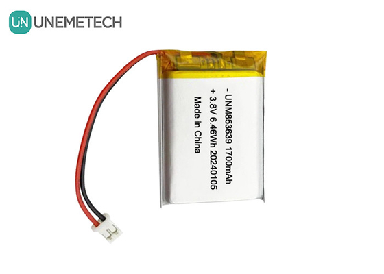853639 4,35V 1700mAh Polymer Li-ion batterij Hoogspanning Voor Body-Worn Camera